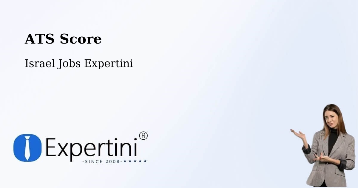 Resume ATS Score & Job Description Match Tool – Jaffa - Israel Jobs Expertini